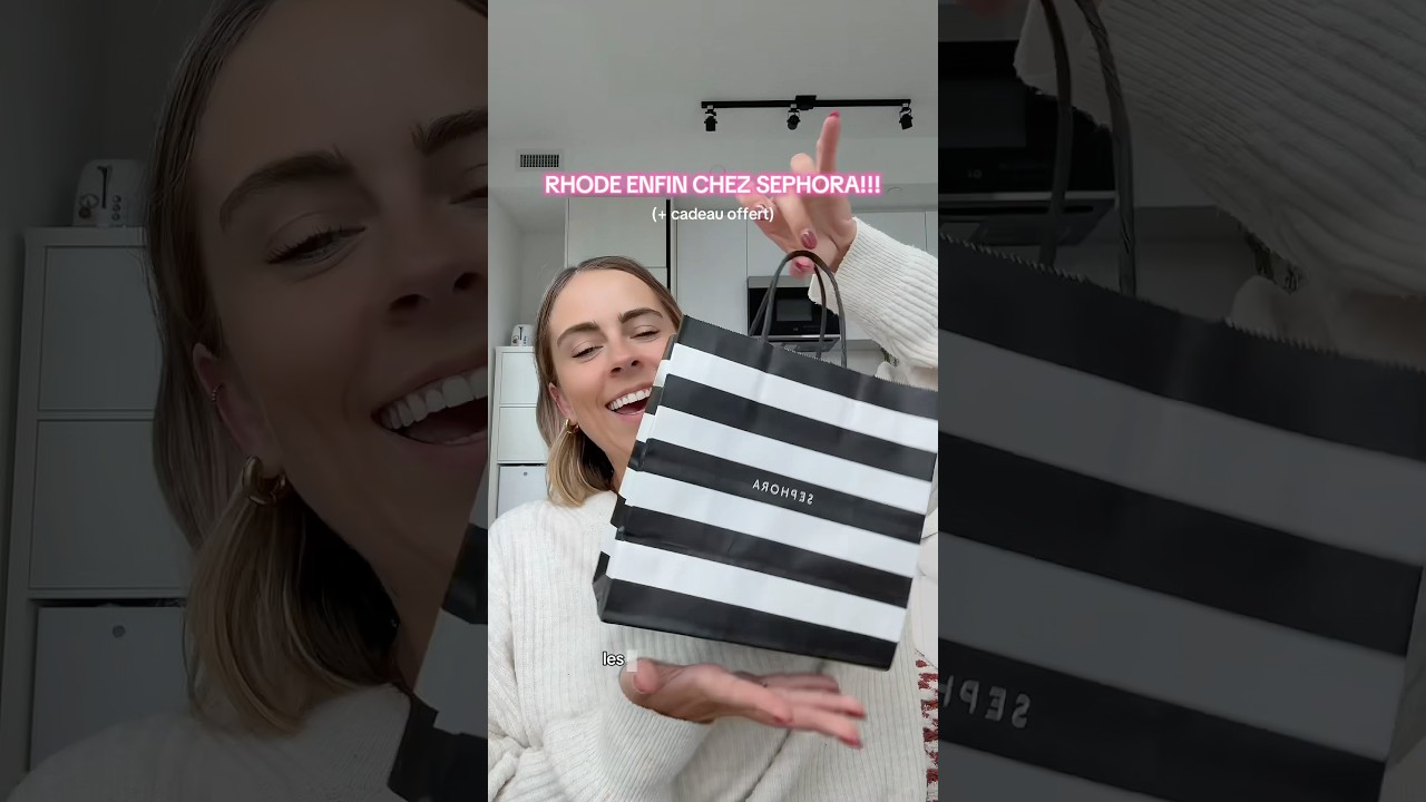 Courrez chez Sephora maintenant !!! #sephoracanada #rhode #haileybieber #haul #belge