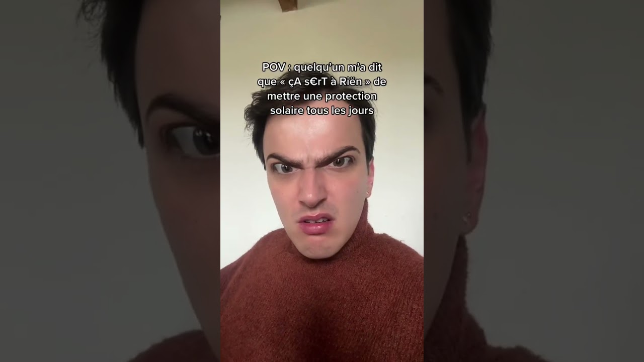 LA CRÈME SOLAIRE C’EST TOUTE L’ANNÉE ! ☀️ #skincareroutine #soleil