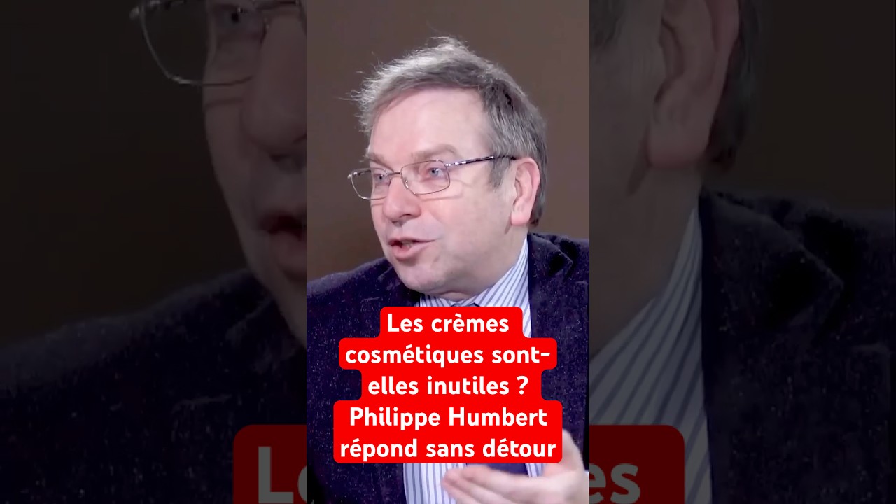 Les crèmes cosmétiques sont-elles inutiles ? Philippe Humbert répond sans détour
