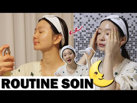 COMMENT FAIRE LA PEAU LUMINEUSE✨ ET SAINE │ MA ROUTINE SOIN DU SOIR🌛
