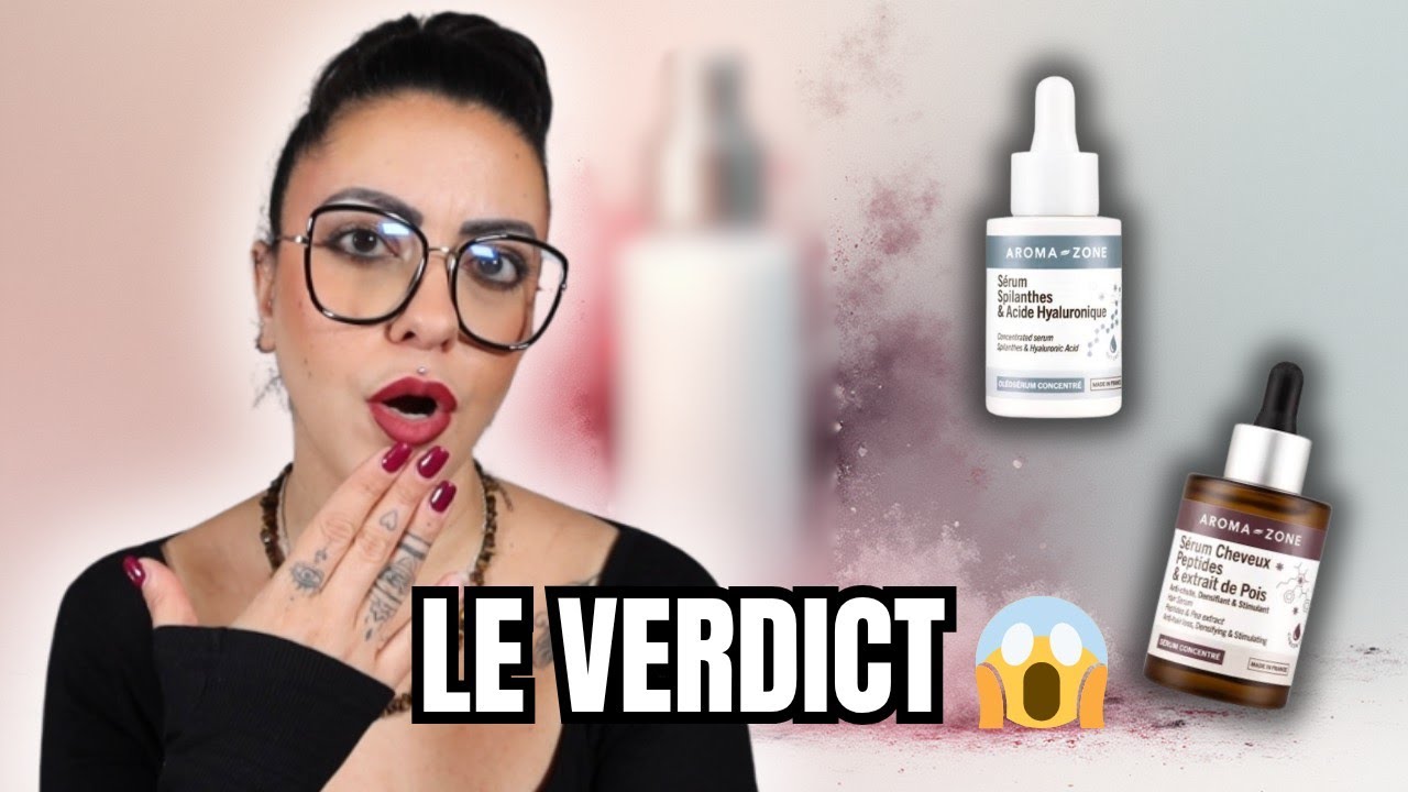 J’ai testé TOUS les sérums Aroma-Zone 😱 Le verdict est inattendu ! #aromazone #skincare