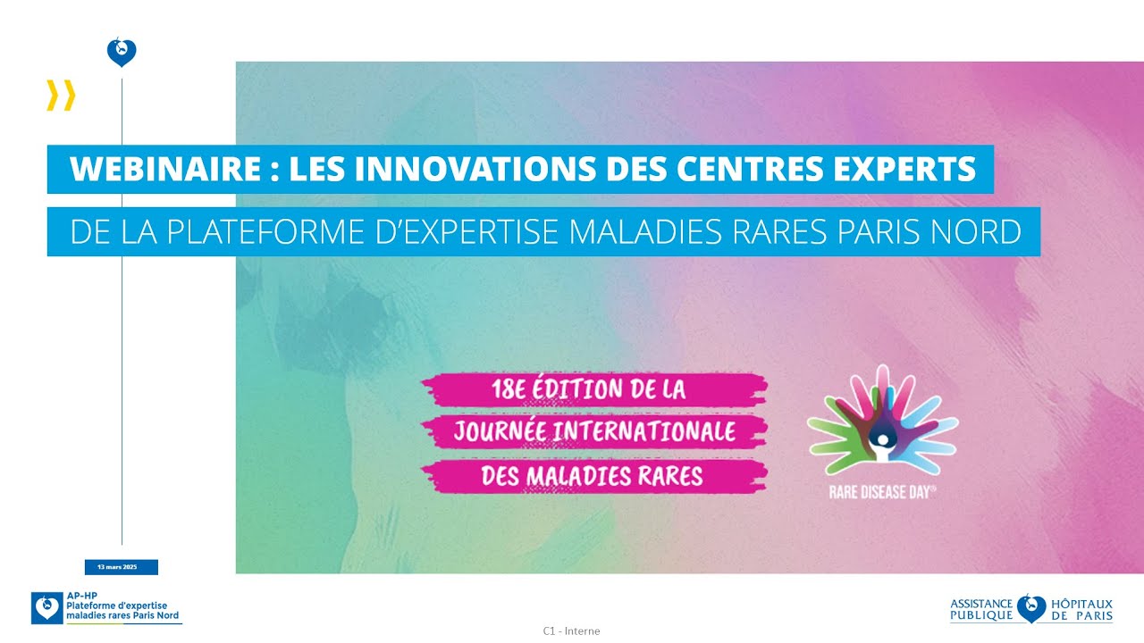 Les innovations des centres experts de la plateforme d'expertise maladies rares Paris Nord