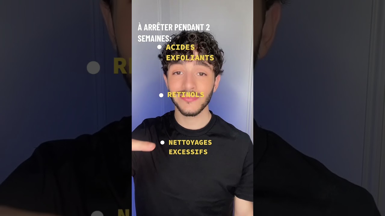 BARRIÈRE CUTANÉE ABIMÉE 😭  #routinebeauté #soindelapeau #acne #shorts