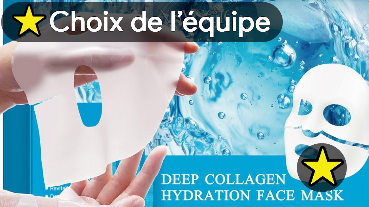 🏆 TOP 3 MASQUE COLLAGENE POUR LE VISAGE 2025 💆‍♀️