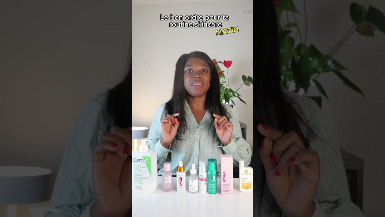 L'ordre parfait pour ta routine skincare du matin ☀️