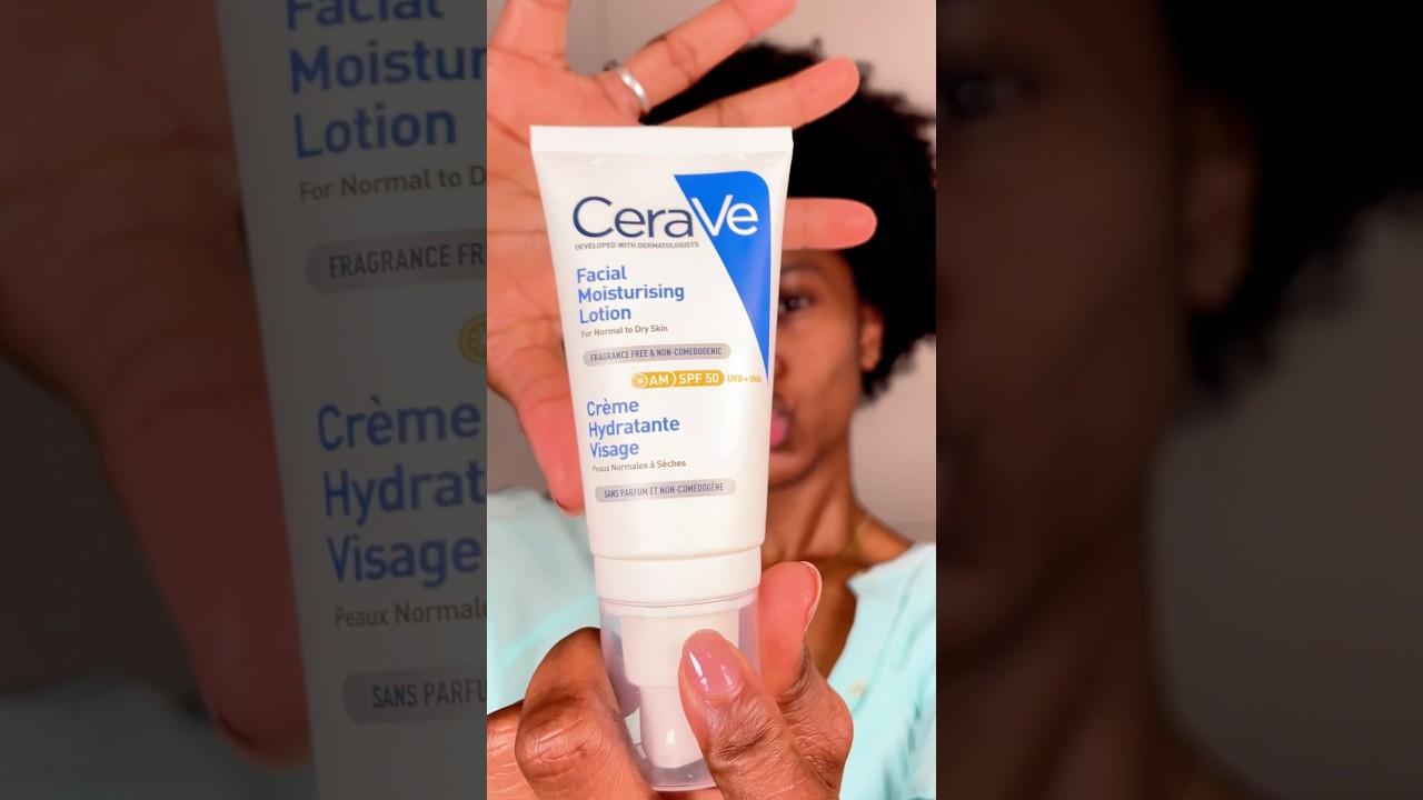 Routine simple pour une peau éclatante #skincare #cerave