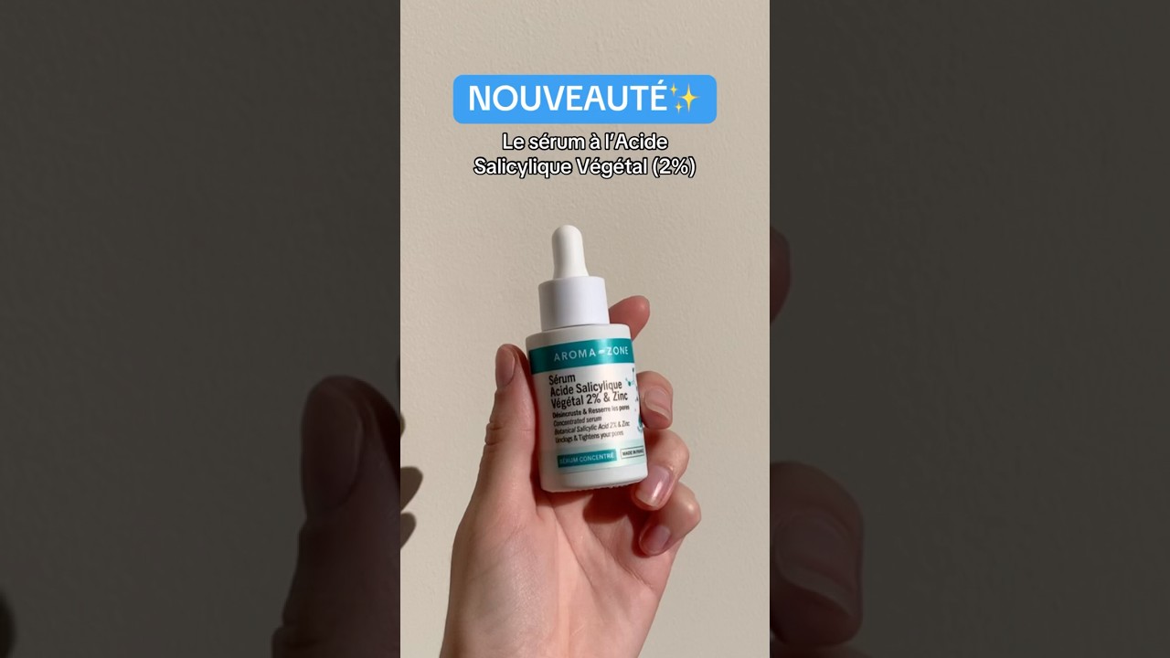 Vous avez vu passer notre nouveau sérum à l’Acide Salicylique?🤩 #aromazone #serum #skincare