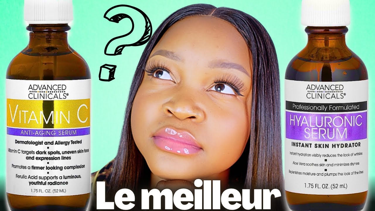 Quoi Choisir ? Sérum Vitamine C ou Acide Hyaluronique pour Peaux Noires