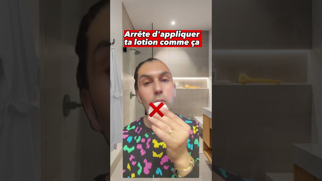 Arrête d appliquer ta lotion comme ça! ❌❌
