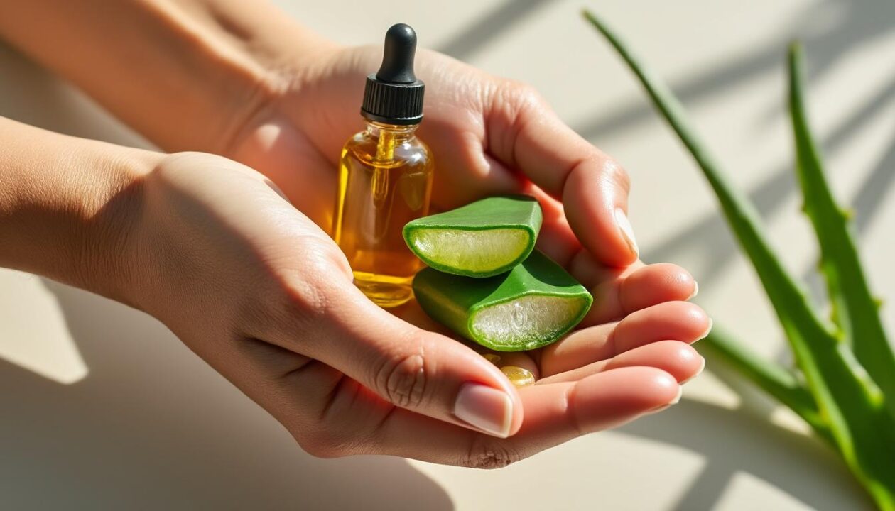 découvrez comment l'association de l'aloe vera et de l'huile de jojoba peut hydrater intensément votre peau pour un teint éclatant et une santé cutanée optimale.
