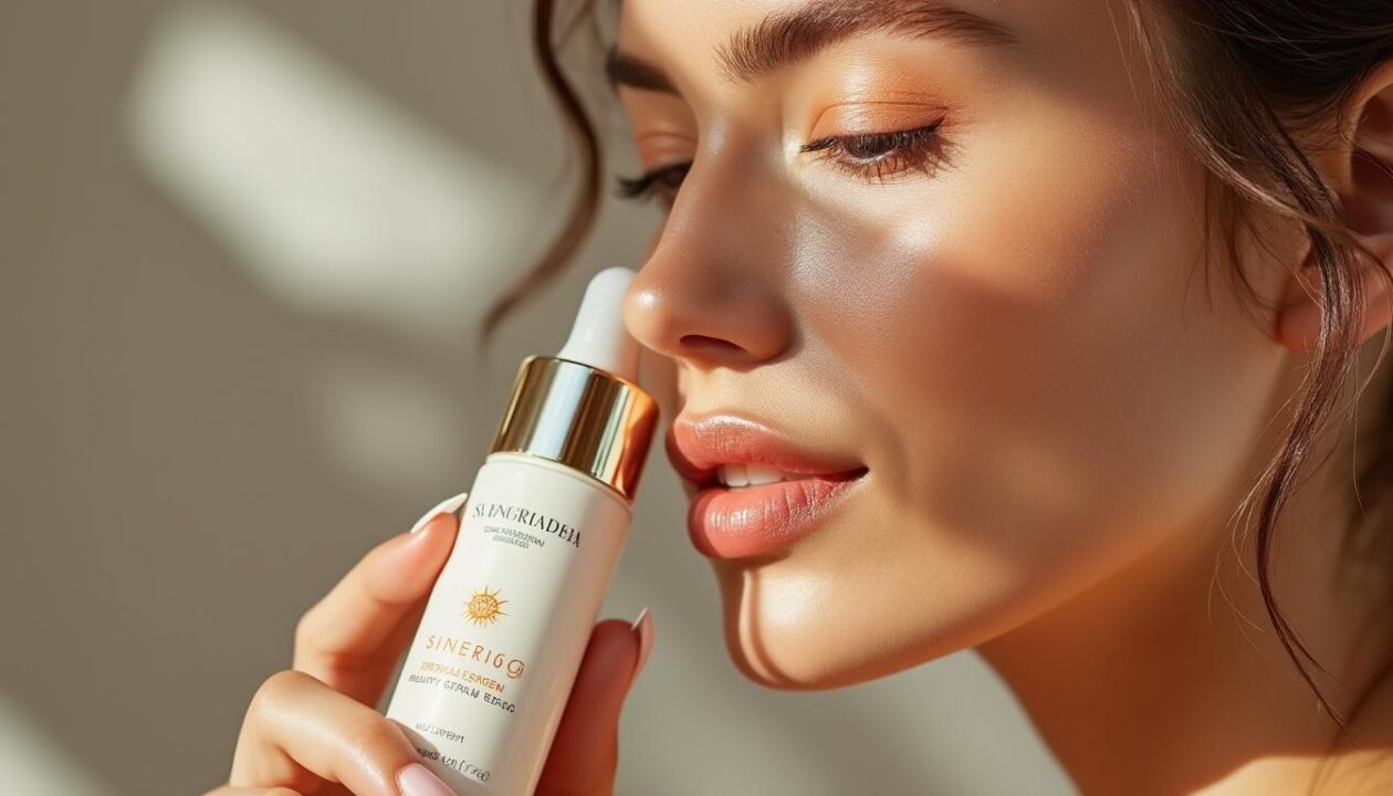 découvrez notre sérum solaire 2-en-1 révolutionnaire au effet repulpant instantané, qui hydrate votre peau tout en contrôlant l'excès de sébum pour un teint net et éclatant toute la journée.