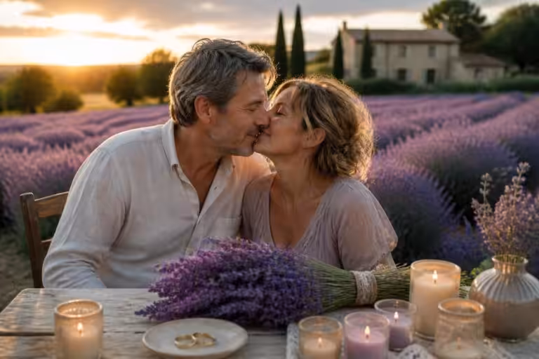 découvrez la symbolique des noces de lavande, cet anniversaire de mariage qui célèbre la sérénité, la fidélité et la douceur d'un amour durable.