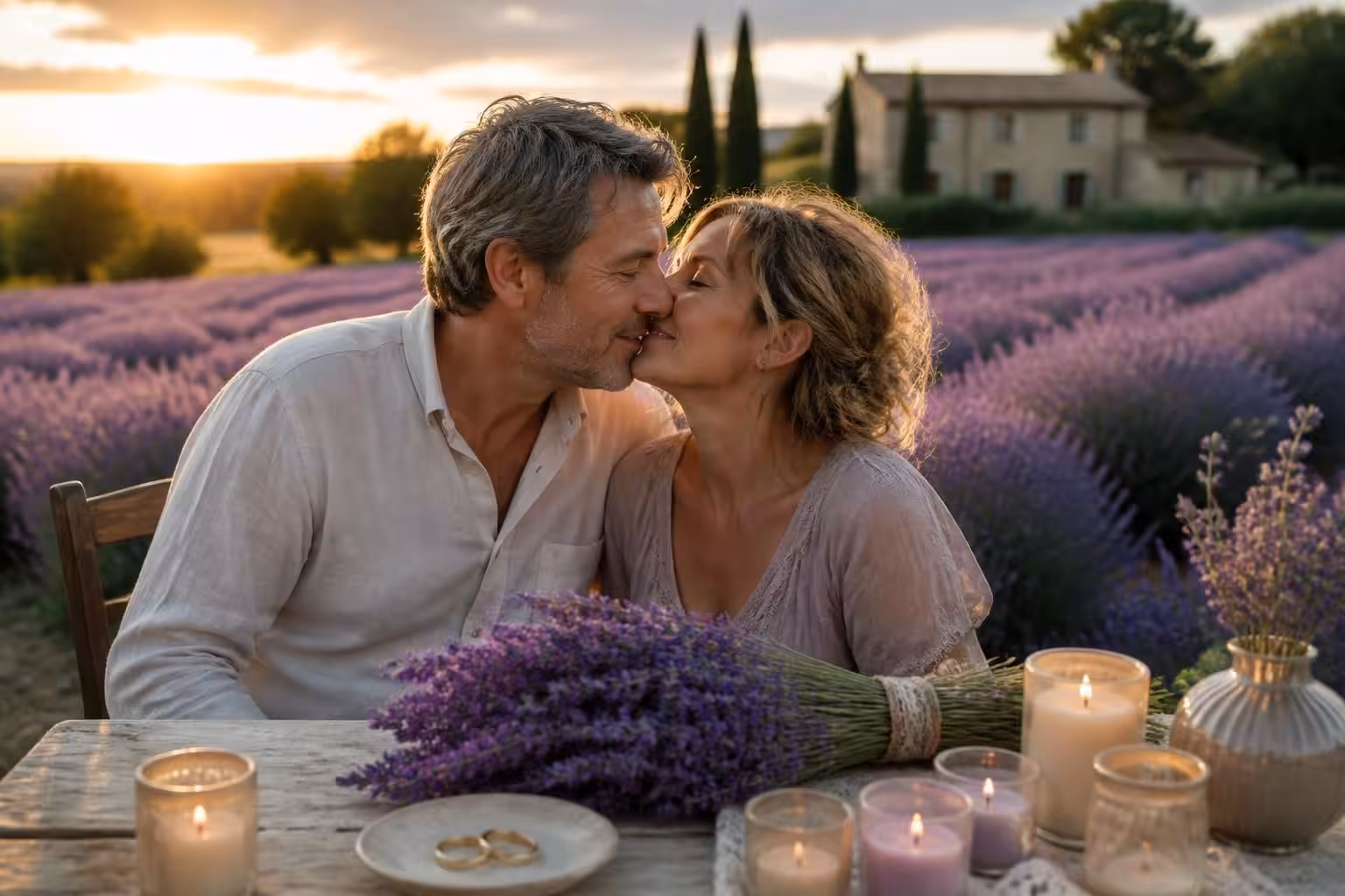 découvrez la symbolique des noces de lavande, cet anniversaire de mariage qui célèbre la sérénité, la fidélité et la douceur d'un amour durable.